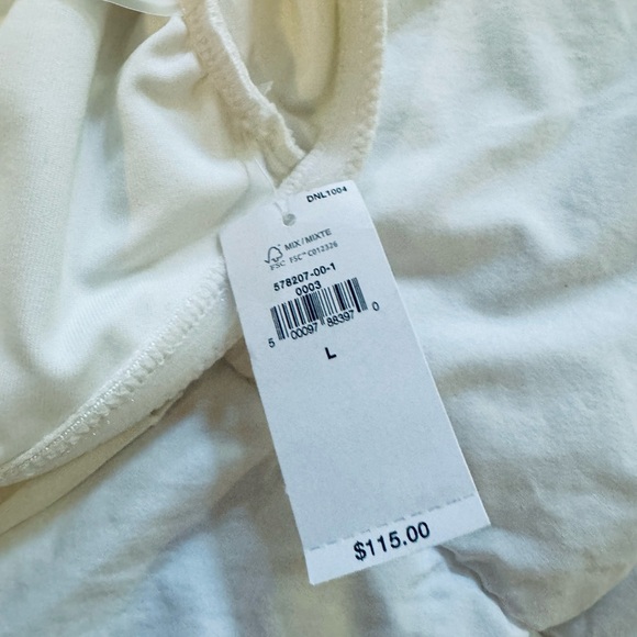 NWT Banana Republic One-Piece Swim Suit White Double Keyhole - Picture 5 of 7